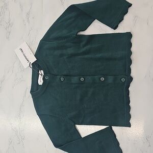 Sammy + Nat Lucy Cardigan Spruce Night 18-24 Months